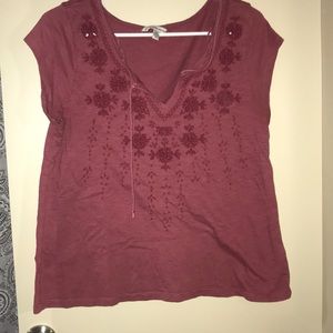 Embroidered top